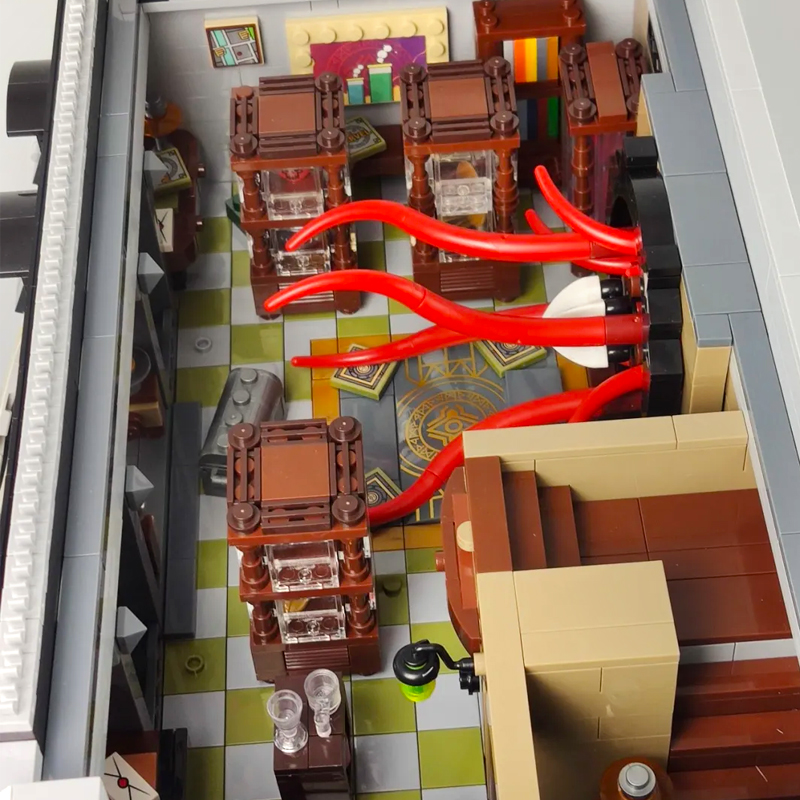 PANLOS 613001 MOC-30628  Doctor  Sanctorum Sanctum Showdown with Led 6564Pcs Building Blocks