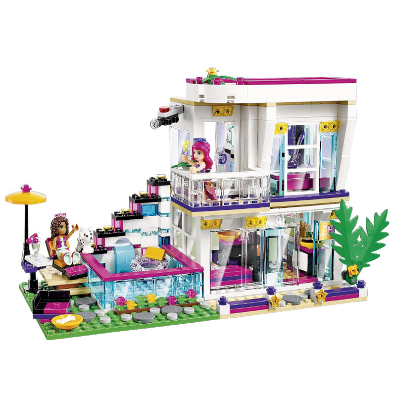 760pcs Pop Star House Building Block Compatible 41135 Friends