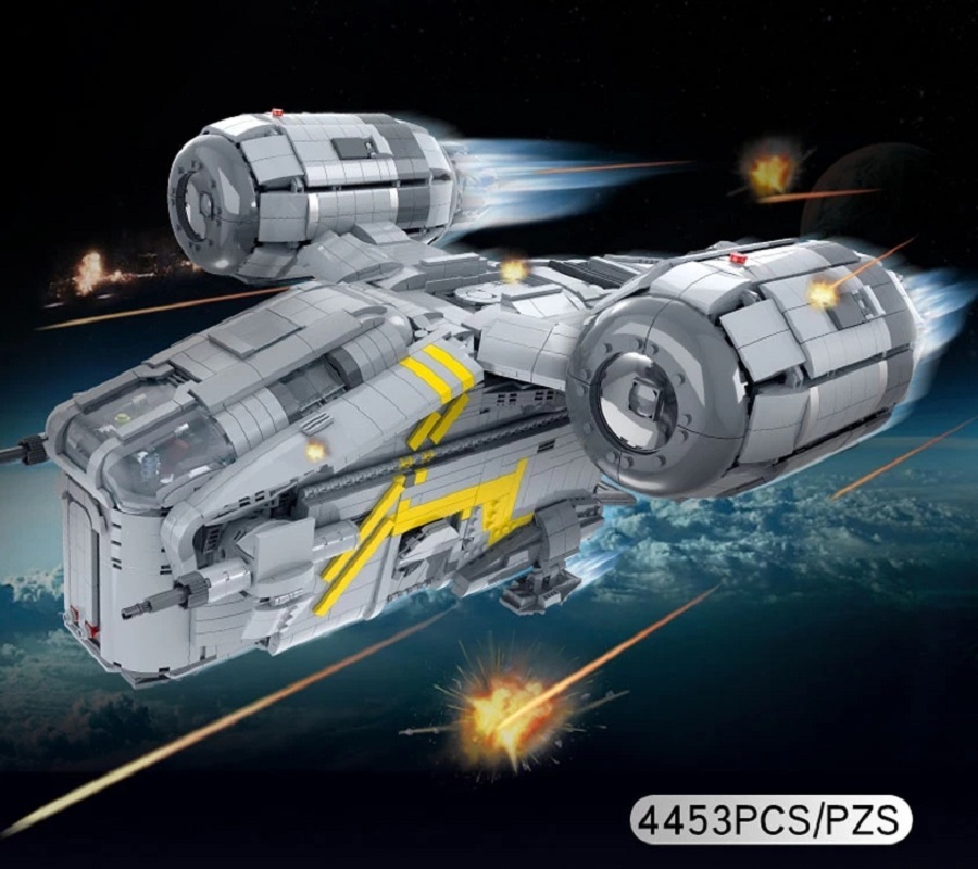 MOC 032002 60017 75292 Star Toys Wars The UCS Razor Crest 4453+pcs Building Blocks