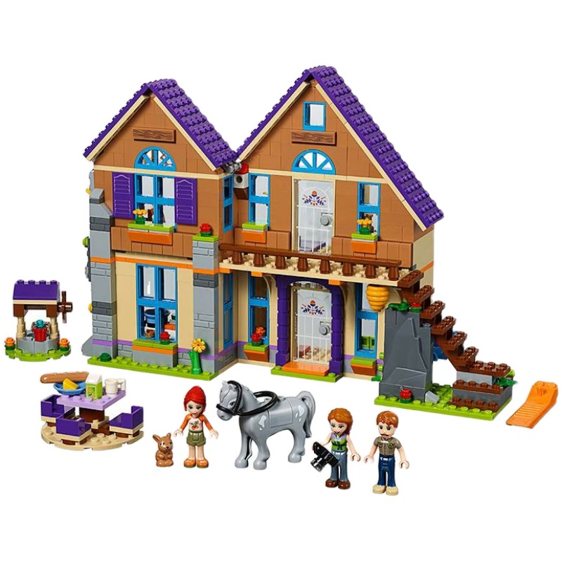 796pcs House Building Blocks Friend Woods Villa House Bricks Classic Girl Model Family 41369 3020 01081