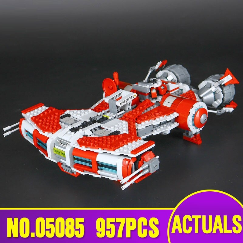 05085 Star Plan Toys War Series The 75025 Defender Class Cruiser Set Building Blocks