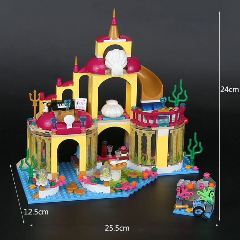 25016 Ariel's Undersea Palace  Princess Building BlockCastle 41063