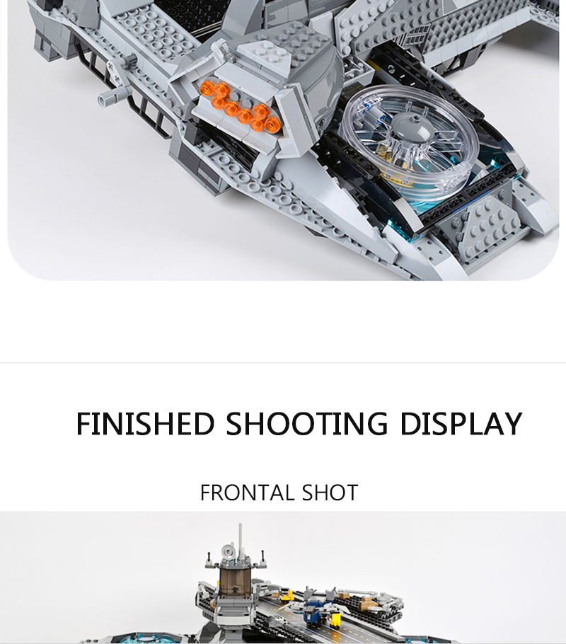 3057PCS The Shield Helicarrier 87025 Building Blocks Bricks 07043 76042