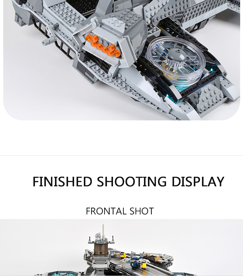 3057PCS The Shield Helicarrier 87025 Building Blocks Bricks 07043 76042