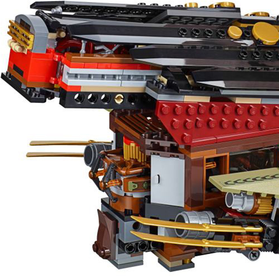 Flight Destiny Boat Bounty Ninjagoes Building Blocks 1325Pcs 70738 06020 89008