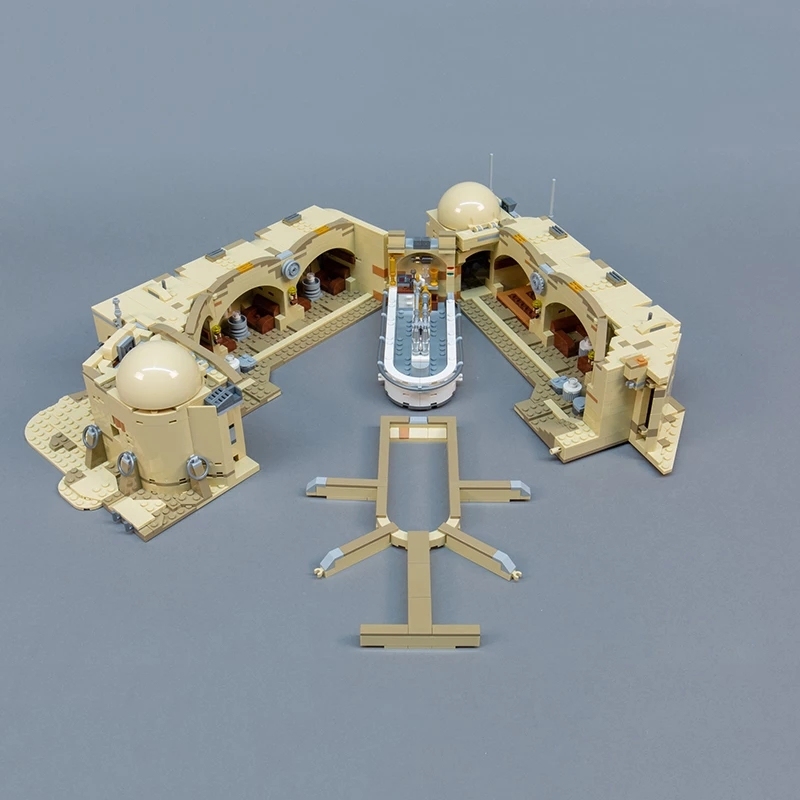 3187PCS New Star Mos Eisley Bistro Cantinaed 75290 Wars The Rise of Skywalker Building Blocks Star Series War Toys Children Gift