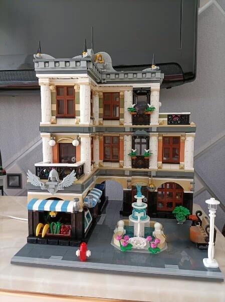 89113 Expert City Street View MOC Fountain Shopping Center 3420Pcs Building Block