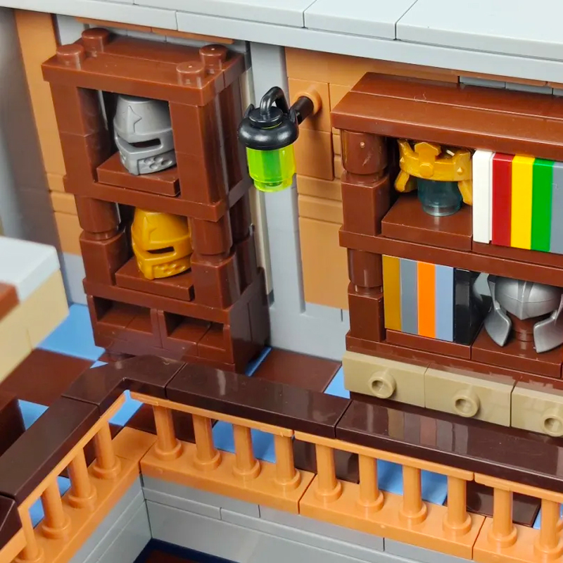 PANLOS 613001 MOC-30628  Doctor  Sanctorum Sanctum Showdown with Led 6564Pcs Building Blocks