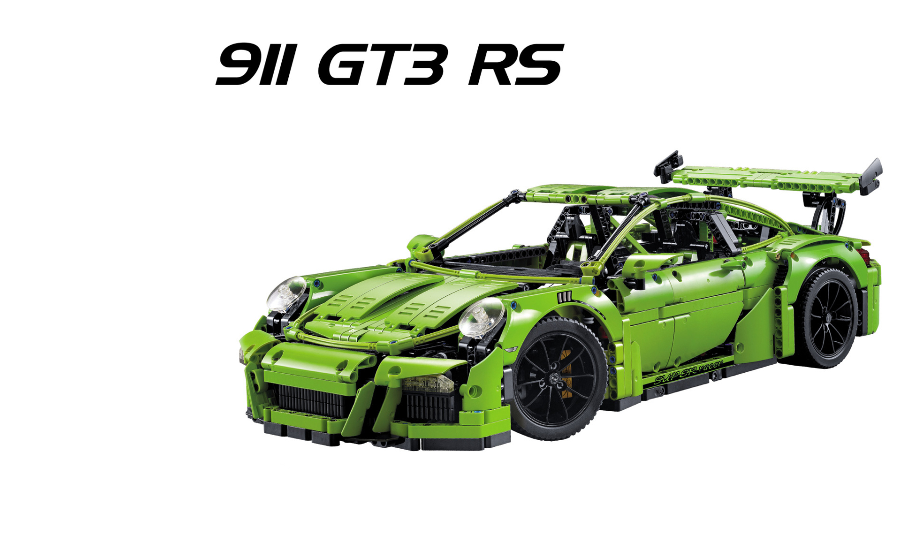 90089 2728Pcs High-tech Italian Super Race Car Model Building Block 42056 20001 3368B 3368C