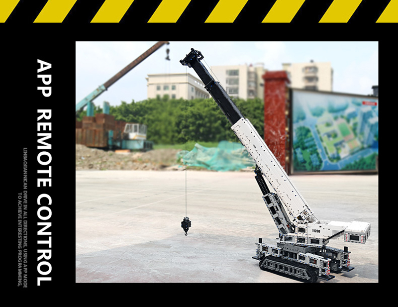 Mould King 17002 APP Remote Controll LIEBHERRS LTM 11200 Excavator Crane Truck MOC-20920 Building Blocks Kids Birthday Toy Gifts
