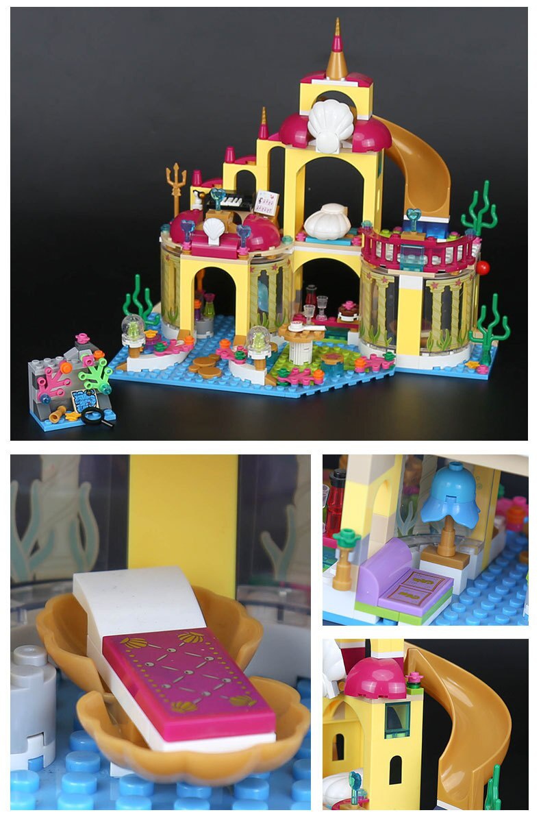 25016 Ariel's Undersea Palace  Princess Building BlockCastle 41063