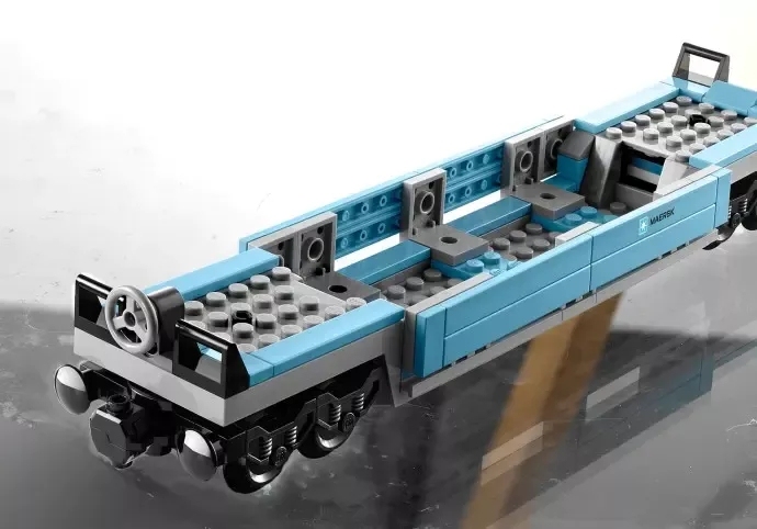21006 Maersk Trein Bouwstenen Baksteen Verjaardag  Speelgoed 1237Pcs 10219