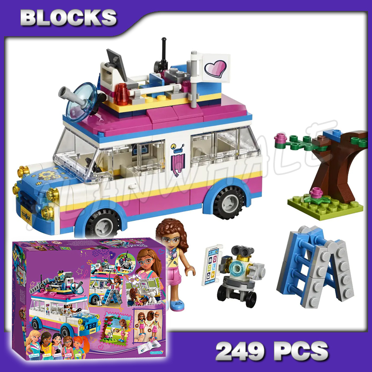 41333 Friends Heartlake Olivia Mission Vehicle Truck Park Scene Control Center 10853 Building Blocks