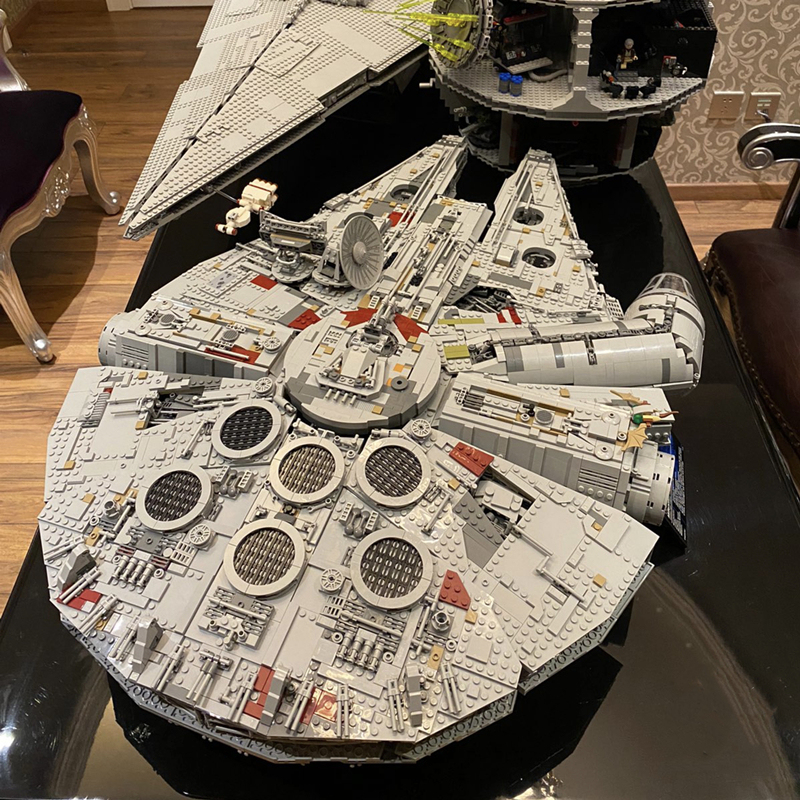 Star Plan Destroyer 05132 75192 Millennium Falcon Building Blocks  8445PC