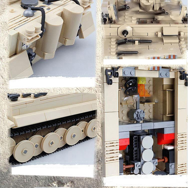 New World War II 2 Military Army Germany Panzer Tiger Tank Vehicle Battle Building 82011