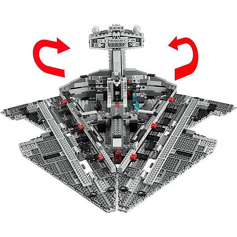 05062 New Stock 1391PCS Star Destroyer Building Blocks Model DIY Bricks Toys DIY Bricks Puzzle Childrens Christmas Birthday Gift