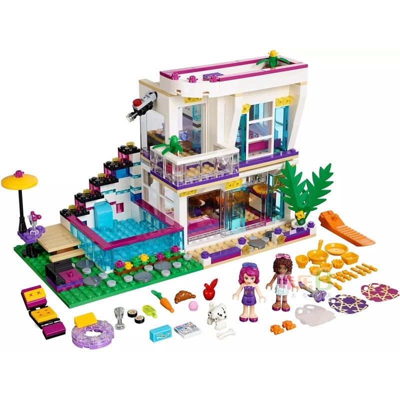 760pcs Pop Star House Building Block Compatible 41135 Friends
