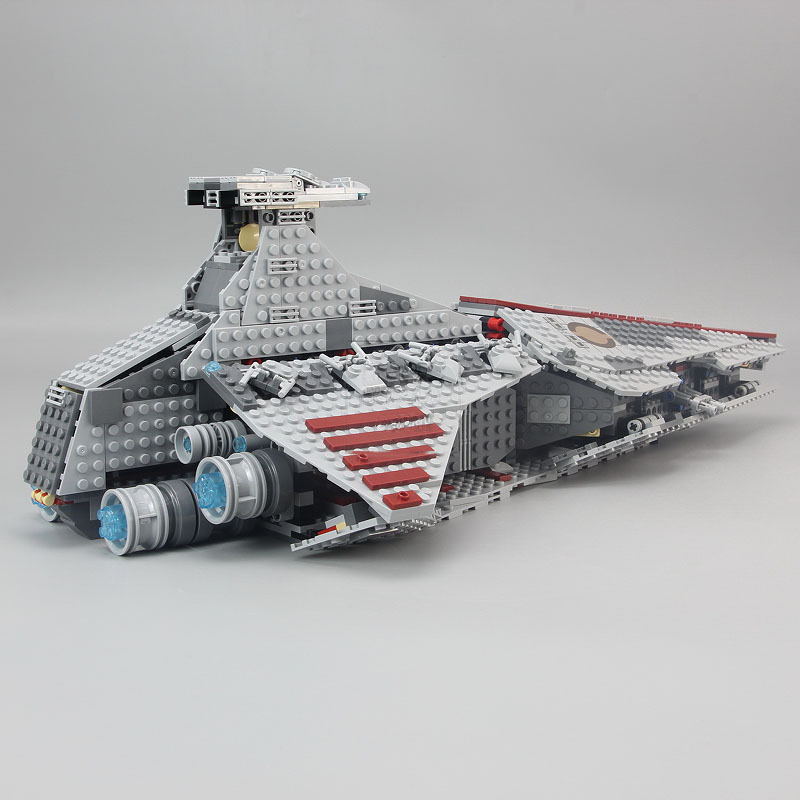 Stock Compatible 8039 Star Venator Set Republic Plan Attack Cruiser Model Bricks with Figures MOC Spaceship Building Blocks Toys