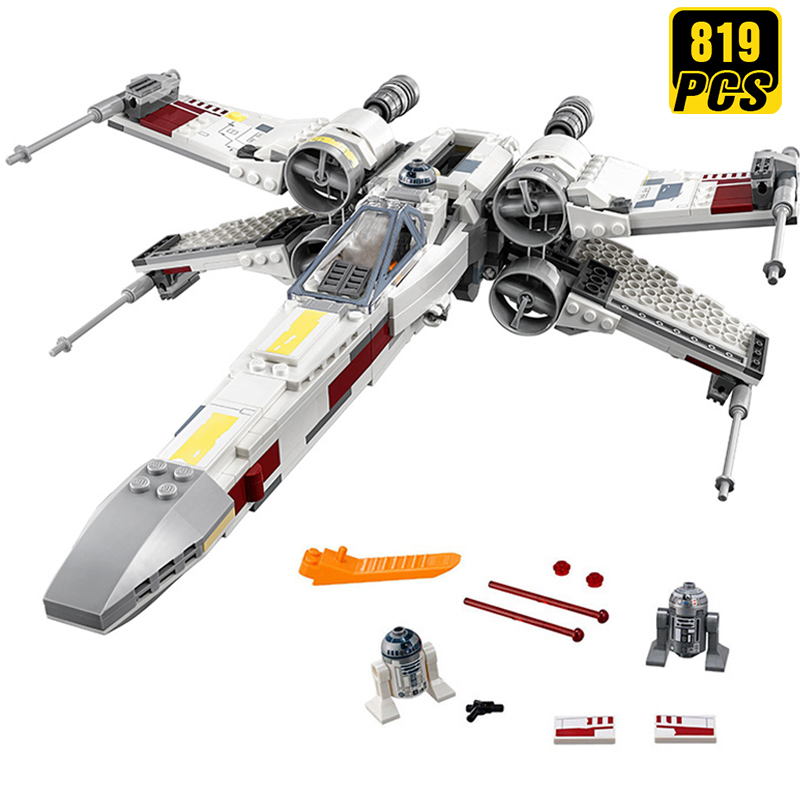 X Wing Star Plan Poe X Tie Fighter Building Blocks with Star Plan Wars Children Toy 35006 81090 Without Box