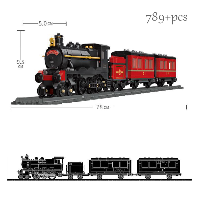 91006 1234Pcs Expert Ultimate Series Train Building Blocks APP RC train power pack train track 10219