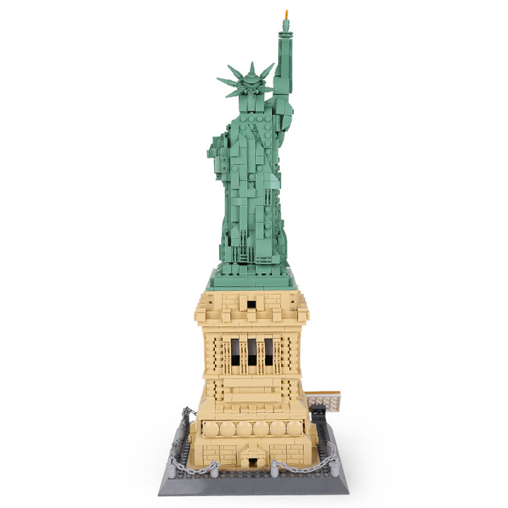 5227 Architecture series the Statue of Liberty Model Building Blocks set classic MOC streetview
