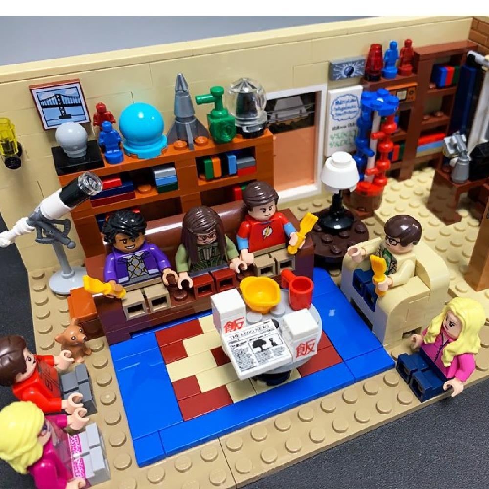 16024  The Big Bang Theory 534Pcs and Central Perk 1228Pcs Ideas Model Building Blocks 21302 21319