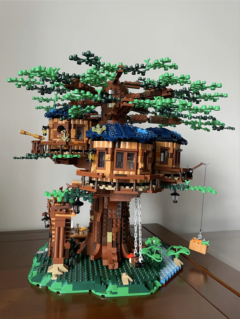 3117 PCS Tree House The Biggest Building Blocks 6007  21318