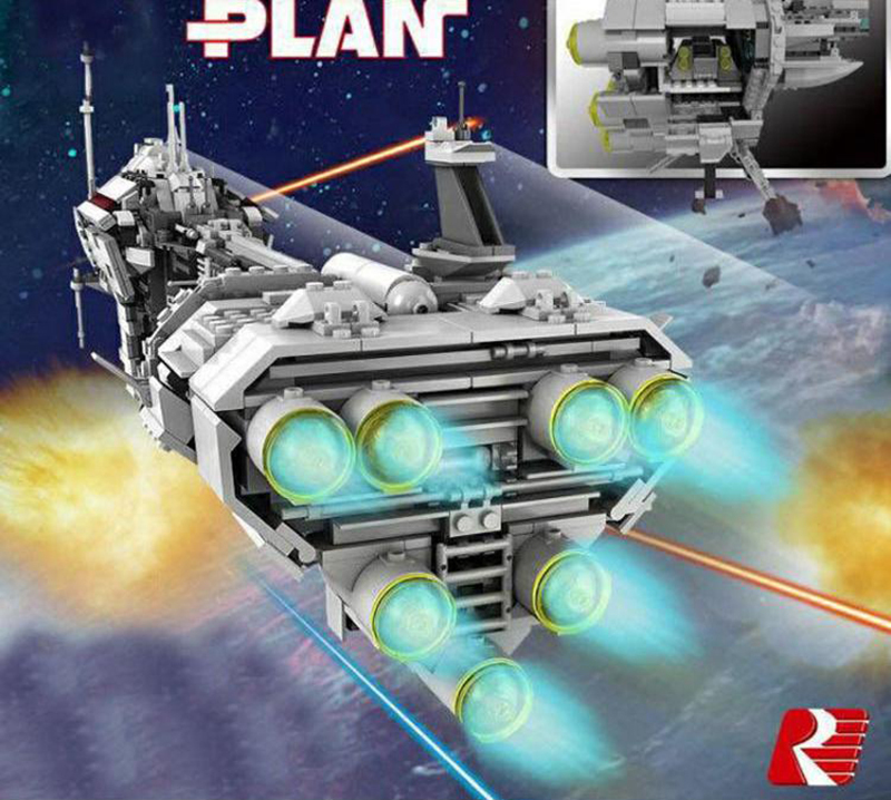 Star Plan Ship Nebulon Model B Escort Medical Frigate Corvette Building Blocks 05083