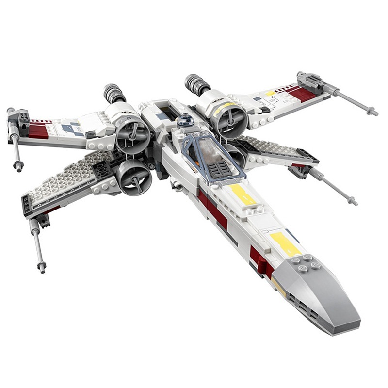 X Wing Star Plan Poe X Tie Fighter Building Blocks with Star Plan Wars Children Toy 35006 81090 Without Box