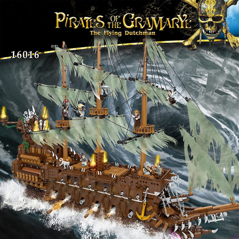 16016 Flying Dutchman Netherlands Ship Set Creator Pirates of The Caribbean Boat