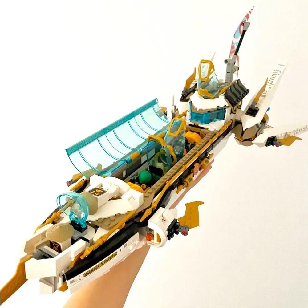 In Stock Hydro Bounty Ship Building Blocks Bricks Submarine Model Undersea Boat Christmas Birthday Toy Gifts Compatible 71756