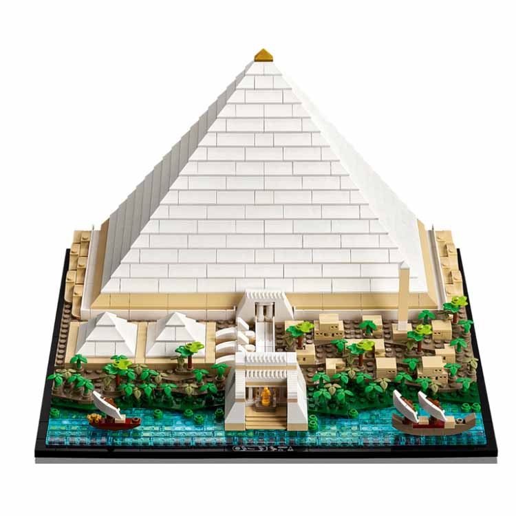 In Stock Classic The Great Pyramid of Giza Model Building Block Set Compatible 21058 Diy Assembled Bricks Kid Toys Brithday Gift