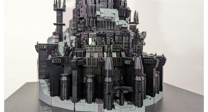 Sci Fi Movie Magic ring Architecture Barad-dûr Orthanc MOC Building Blocks Assembly Model DIY Collection Technology Bricks Toys