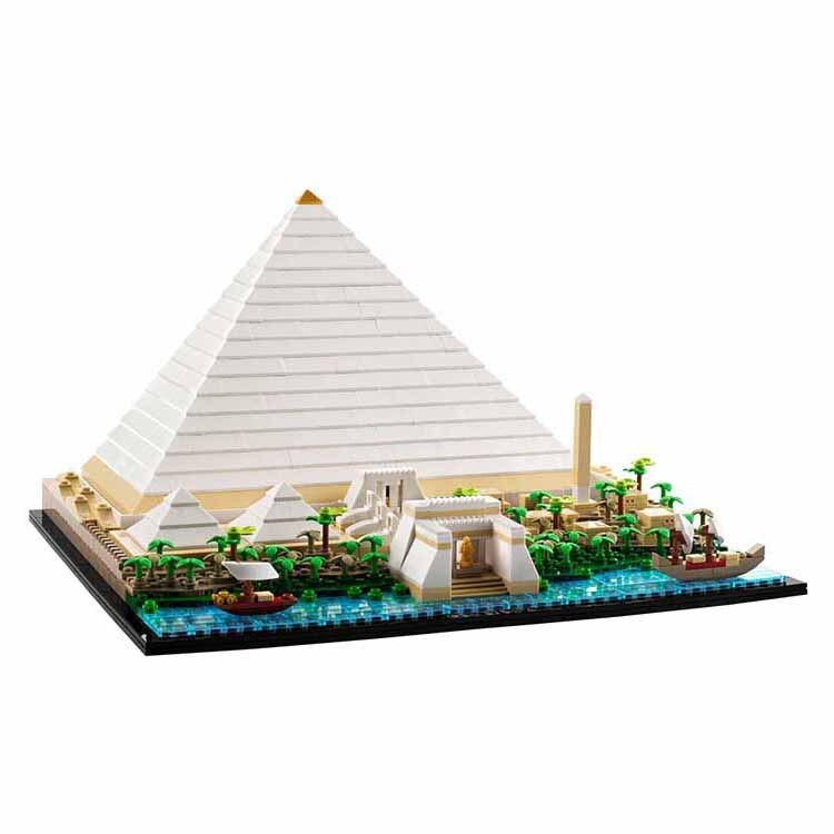 In Stock Classic The Great Pyramid of Giza Model Building Block Set Compatible 21058 Diy Assembled Bricks Kid Toys Brithday Gift