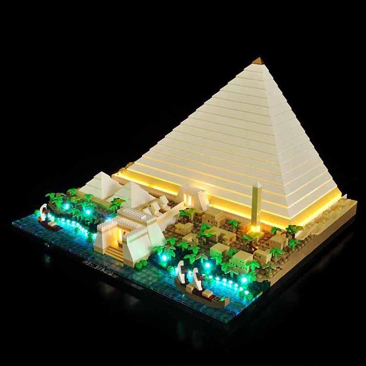 In Stock Classic The Great Pyramid of Giza Model Building Block Set Compatible 21058 Diy Assembled Bricks Kid Toys Brithday Gift