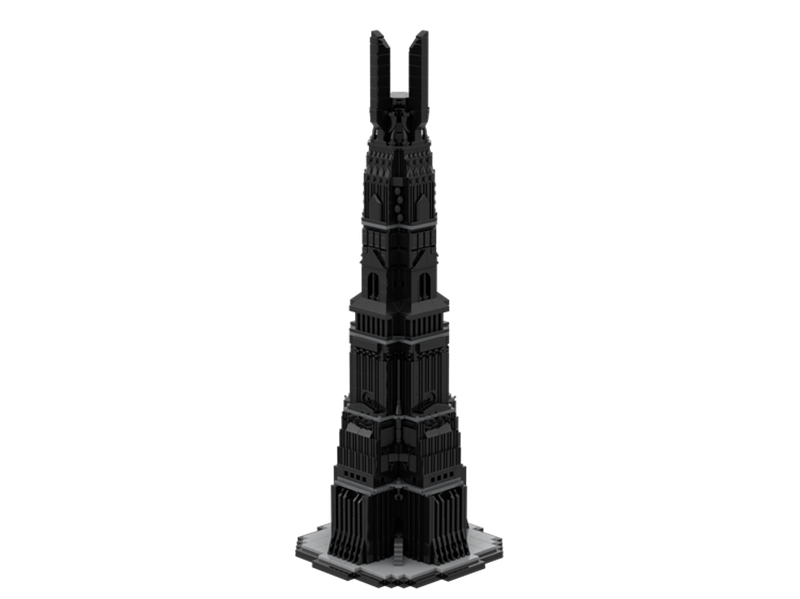 Sci Fi Movie Magic ring Architecture Barad-dûr Orthanc MOC Building Blocks Assembly Model DIY Collection Technology Bricks Toys