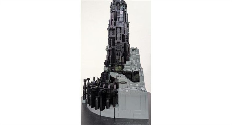 Sci Fi Movie Magic ring Architecture Barad-dûr Orthanc MOC Building Blocks Assembly Model DIY Collection Technology Bricks Toys