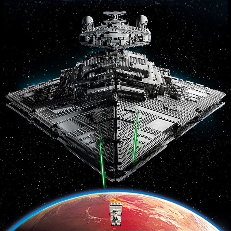 UCS Imperial Star Destroyer Compatible 75252 Building Blocks Bricks Toy Super Great Ultimate Weapon Spacecraft Christmas Gift