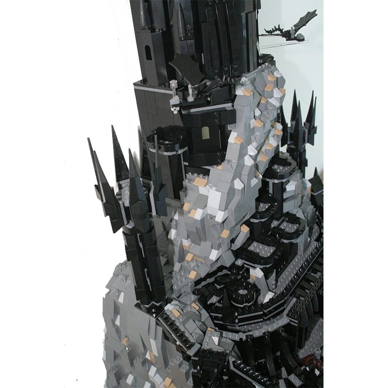 Sci Fi Movie Magic ring Architecture Barad-dûr Orthanc MOC Building Blocks Assembly Model DIY Collection Technology Bricks Toys