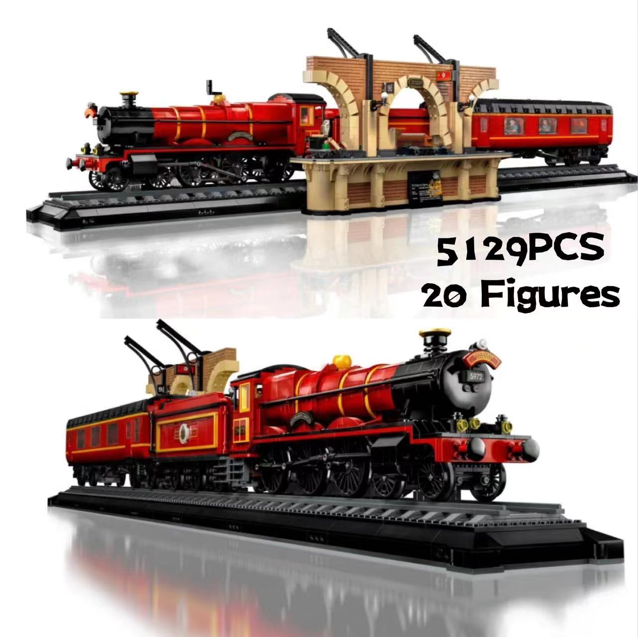 2022 NEW 76405 Express Train Station Collectors Edition Model Building Blocks Assembly Bricks Toys for Kids Christmas Gift