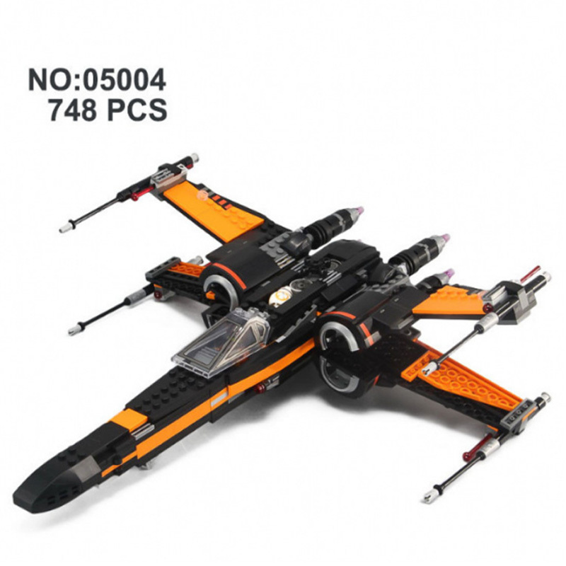 X Wing 05004 Star The First X Wing Fighter wars building Blocks Bricks 75102