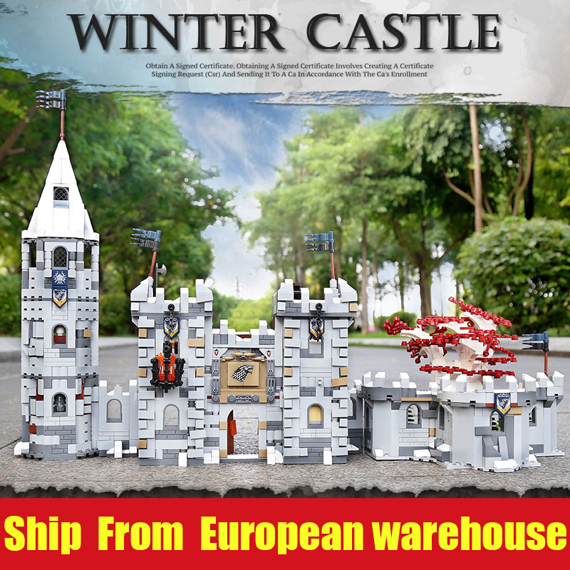 K101 Movie Toys Series The MOC Winterfell Castle Model Building Blocks