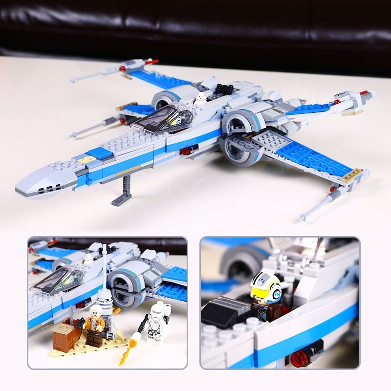 740PCS 05029 05004 Rebel X-wing fighter Building blocks75149 75102