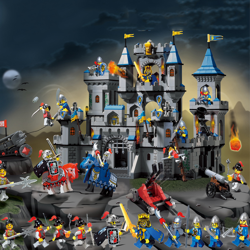 1023 Lion king Castle Knights bricks DIY Military war Building Blocks