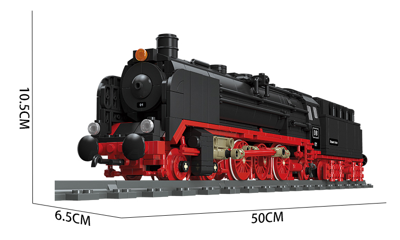 Classic Railway Steam locomotive Track Sets Building Block Expert Train Long-Distance Brick Counstrutor 59004
