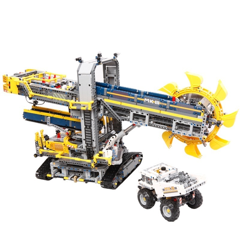 20015 3929Pcs Technic Bucket Wheel Excavator Building Blocks