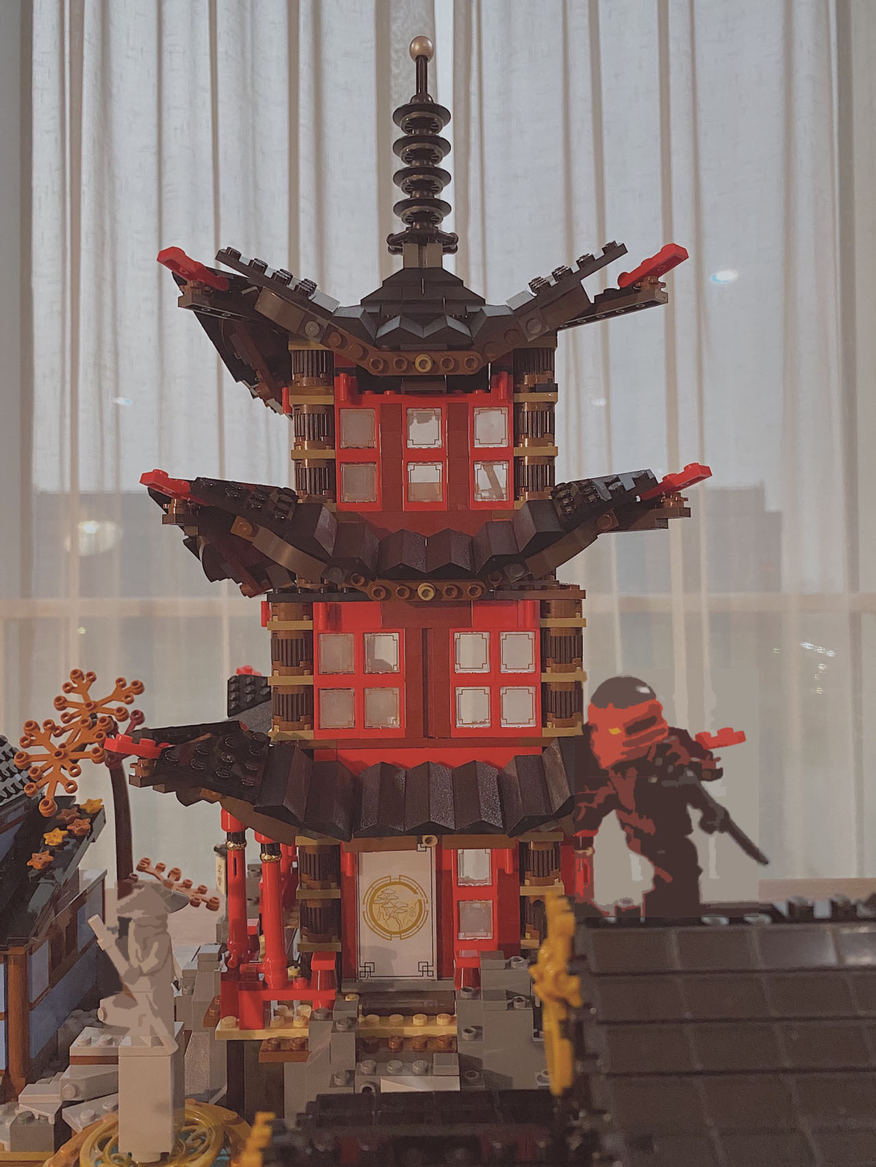 Movie Street View Model Bricks Compatible 06022 70751 Building Blocks Temple of Airjitzu 06022