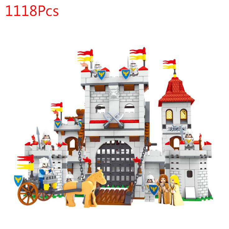 1023 Lion king Castle Knights bricks DIY Military war Building Blocks