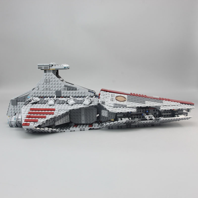 Stock Compatible 8039 Star Venator Set Republic Plan Attack Cruiser Model Bricks with Figures MOC Spaceship Building Blocks Toys