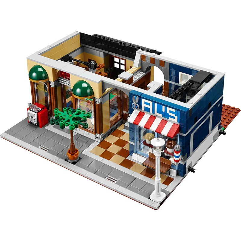 Detective Office Agency Compatible 10246 15011 Building Blocks Bricks Toys Classic Architecture City StreetView Christmas Gifts